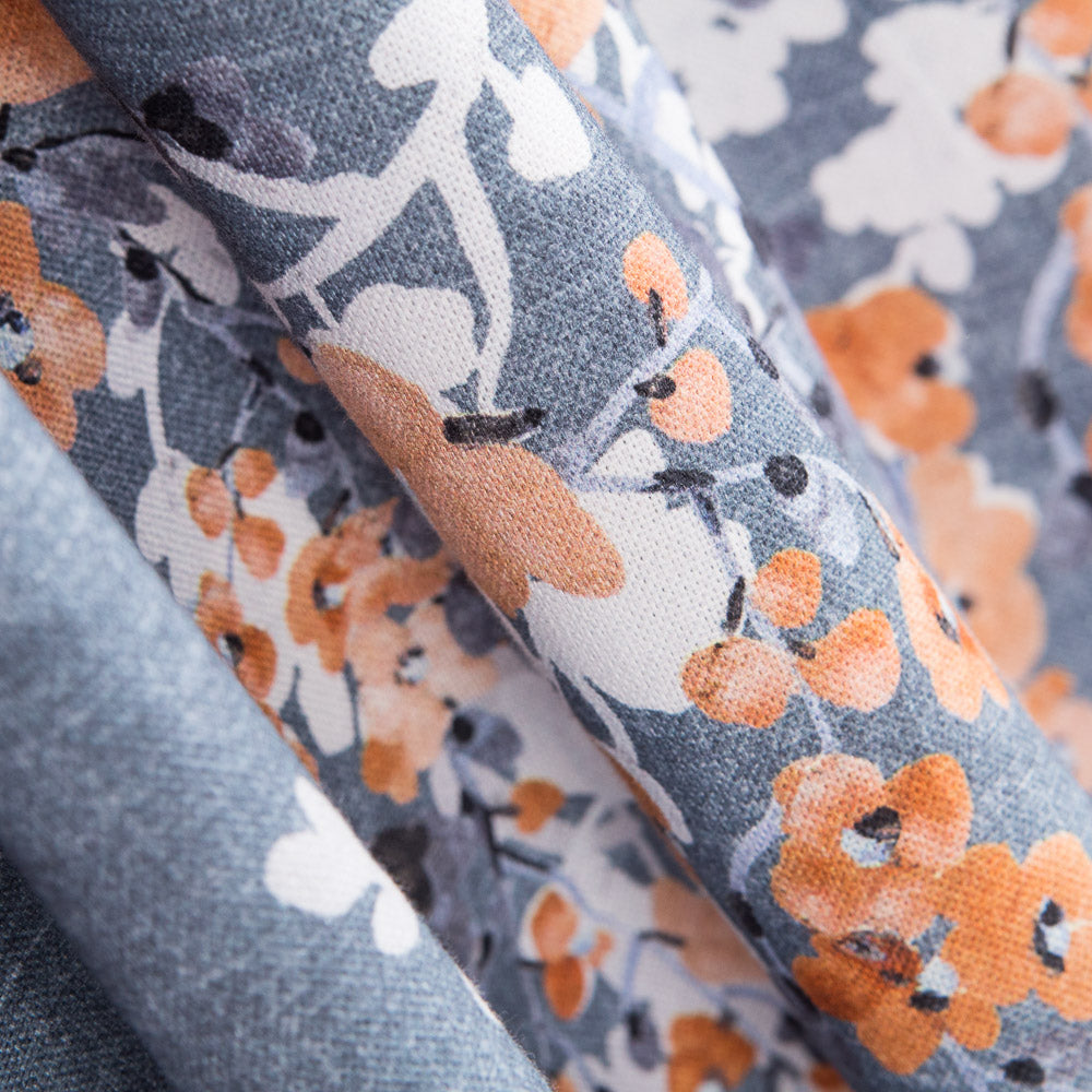 Tapisserie Panama Fiora Gris - Ribes y Casals