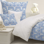 Tapisserie Coton Médailles Bleu - Ribes y Casals