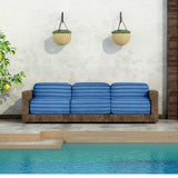 Tissu Extérieur Rayé Bleu - Ribes y Casals