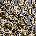 Jacquard Tapisserie Cercles Jaune - Ribes y Casals