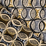Jacquard Tapisserie Cercles Jaune - Ribes y Casals
