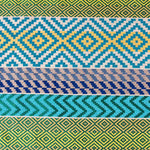 Jacquard Tapisserie Multi Rayures Vert - Ribes y Casals