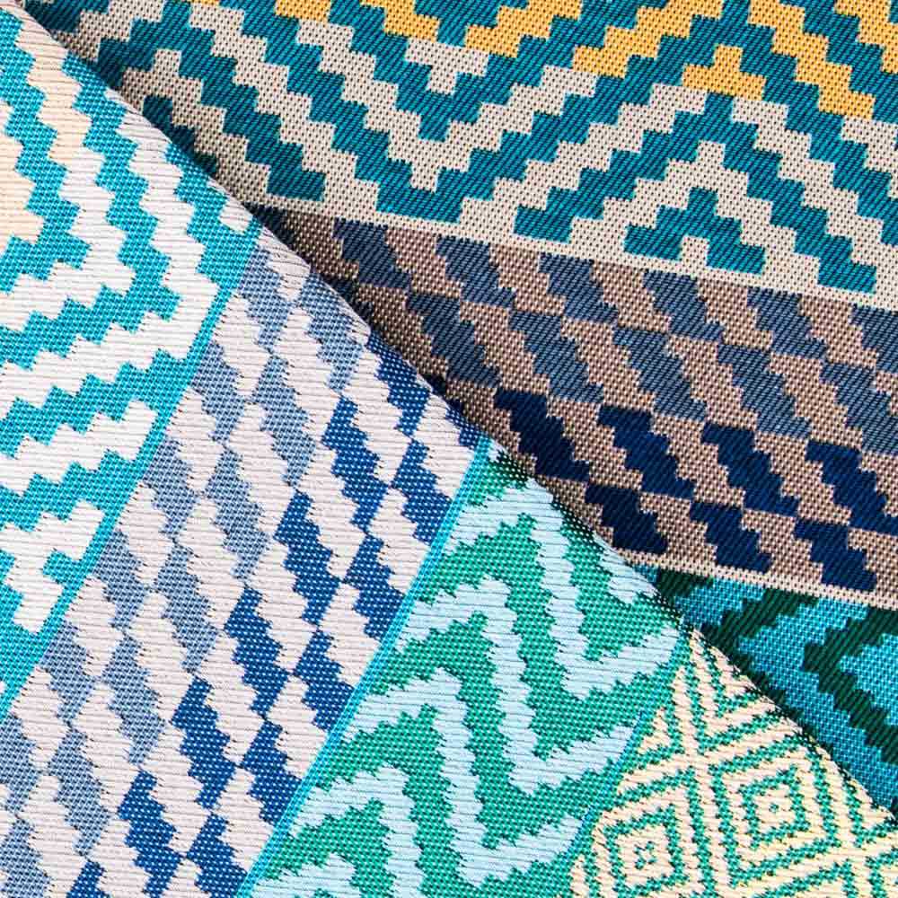 Jacquard Tapisserie Multi Rayures Vert - Ribes y Casals