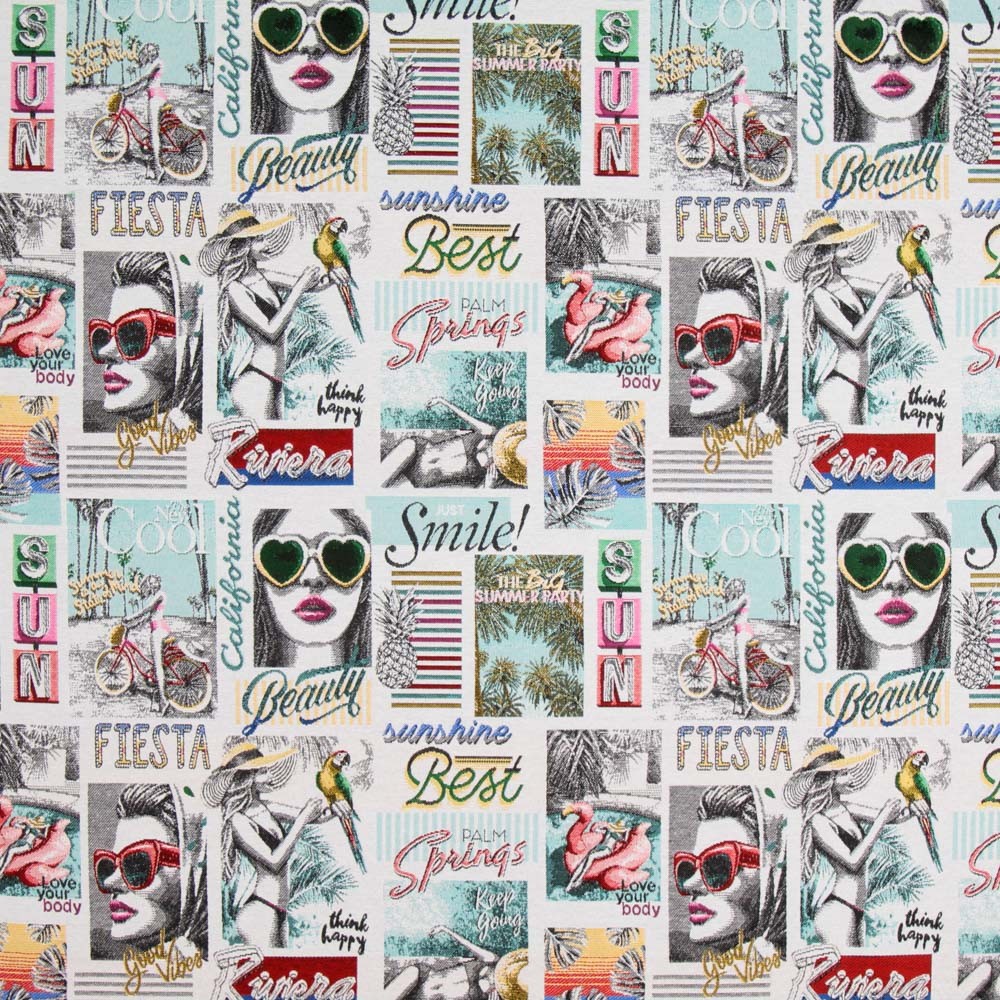 Toile Tapisserie Jacquard California Raw - Ribes y Casals