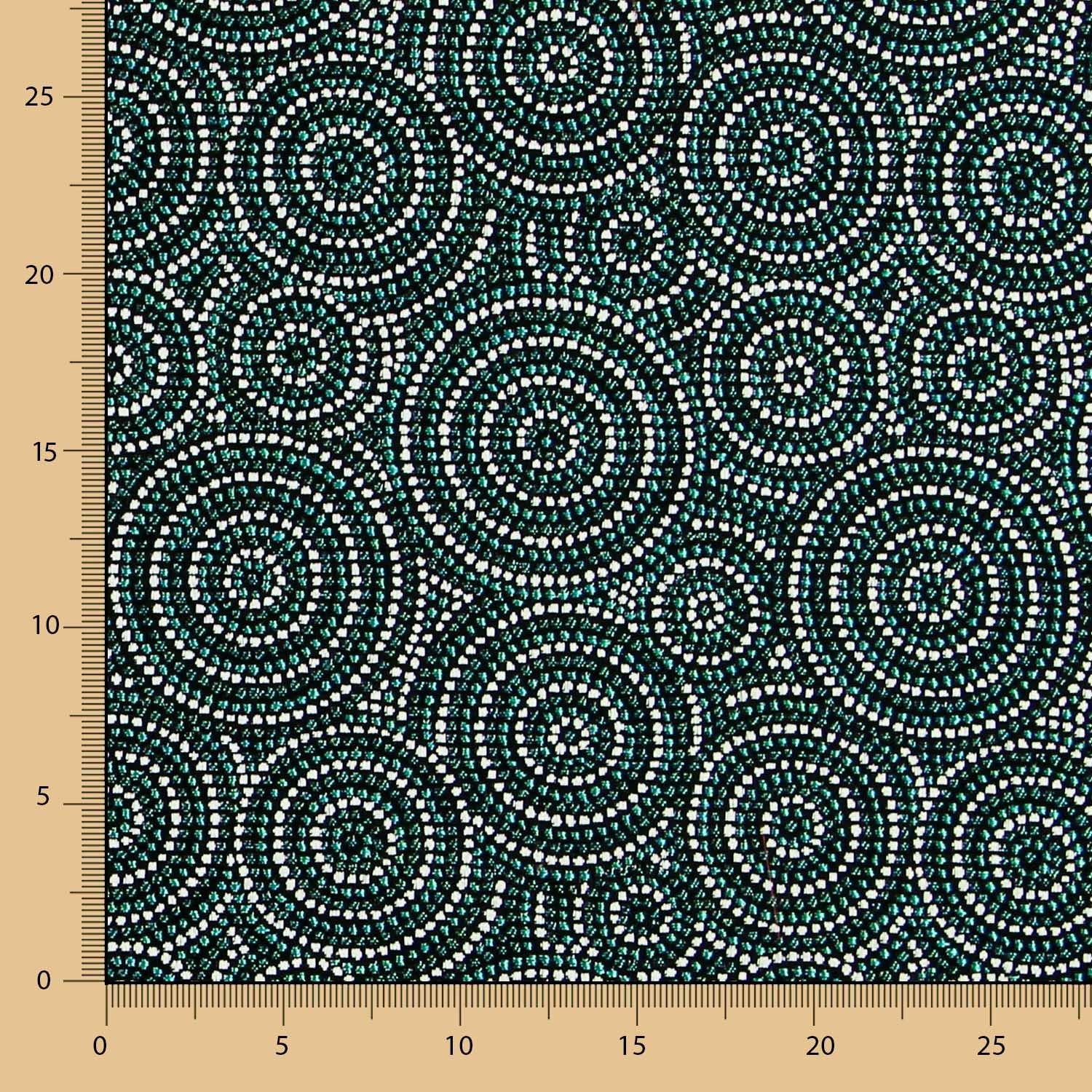 Tissu Tapisserie Circulaire Vert - Ribes y Casals