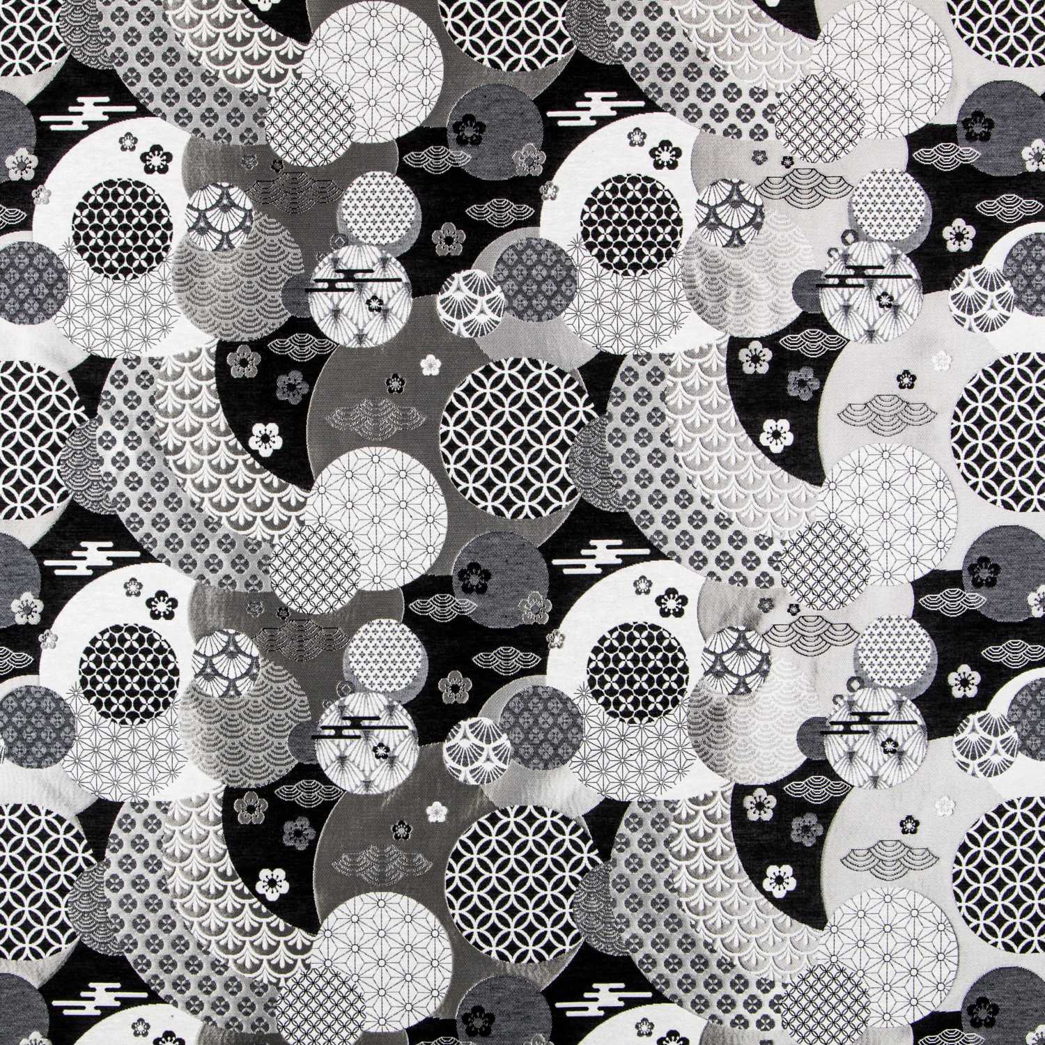 Tapisserie Jacquard Japan Noir - Ribes y Casals