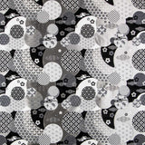 Tapisserie Jacquard Japan Noir - Ribes y Casals
