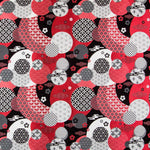 Tapisserie Jacquard Japan Rouge - Ribes y Casals
