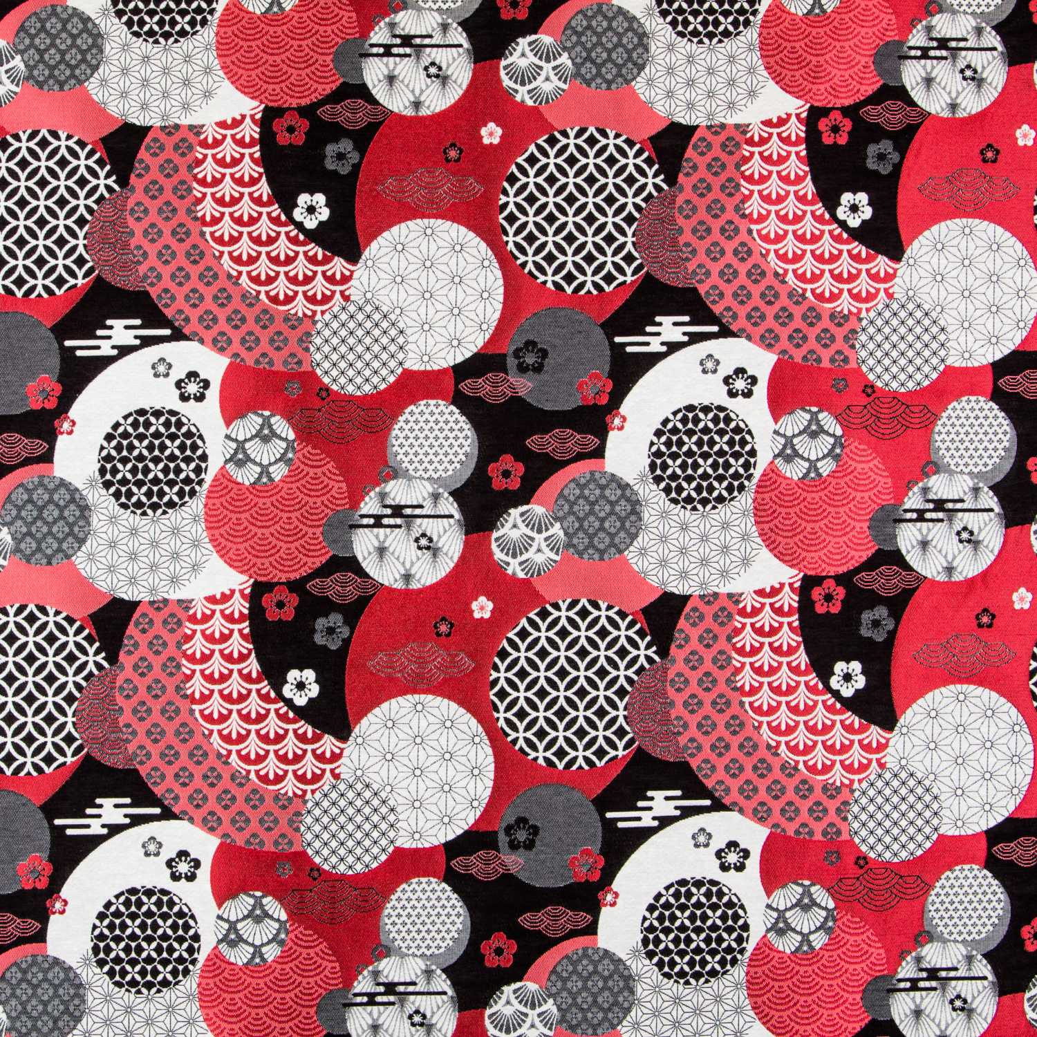 Tapisserie Jacquard Japan Rouge - Ribes y Casals