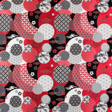 Tapisserie Jacquard Japan Rouge - Ribes y Casals