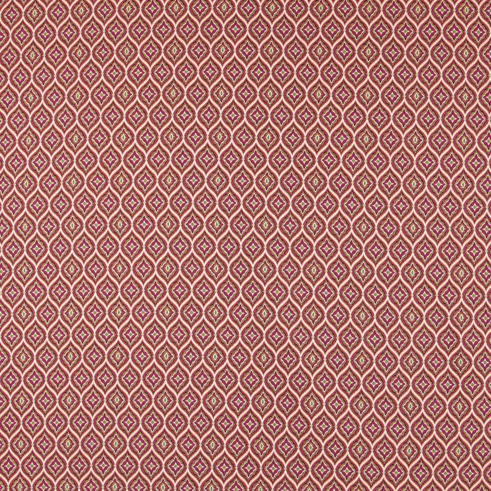 Tissu Tapisserie Jacquard Médiévale Fuchsia - Ribes y Casals