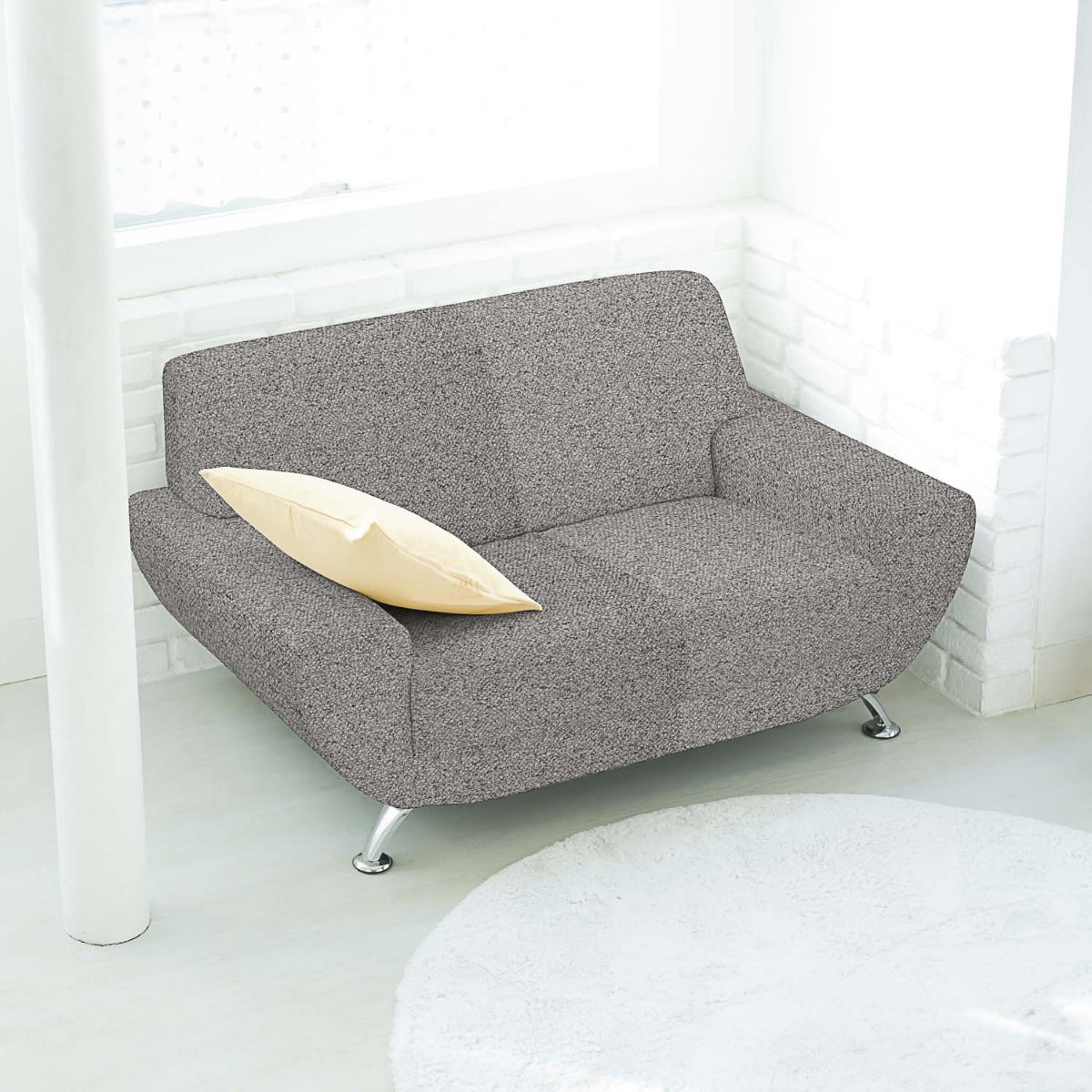 Tapicería Falso Liso Gris - Ribes y Casals