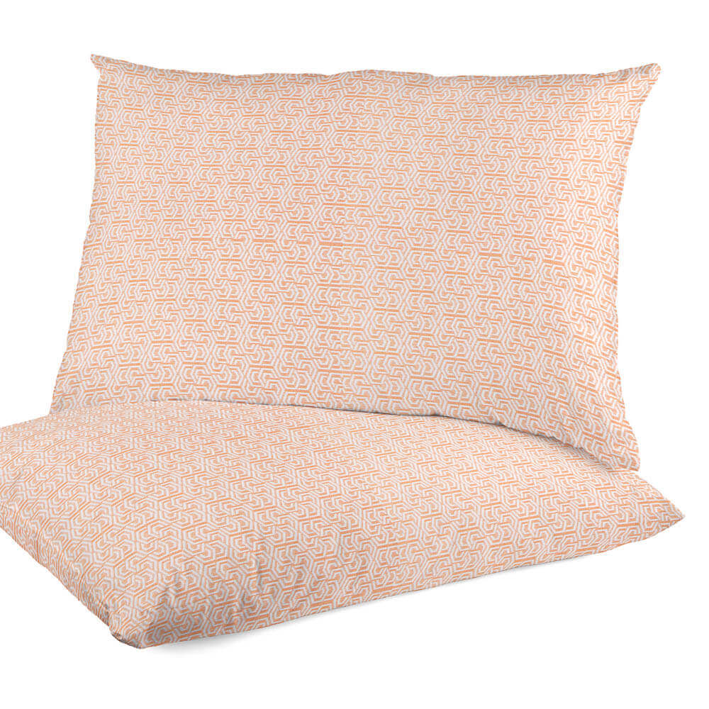 Tapisserie Jacquard Geo Orange - Ribes y Casals