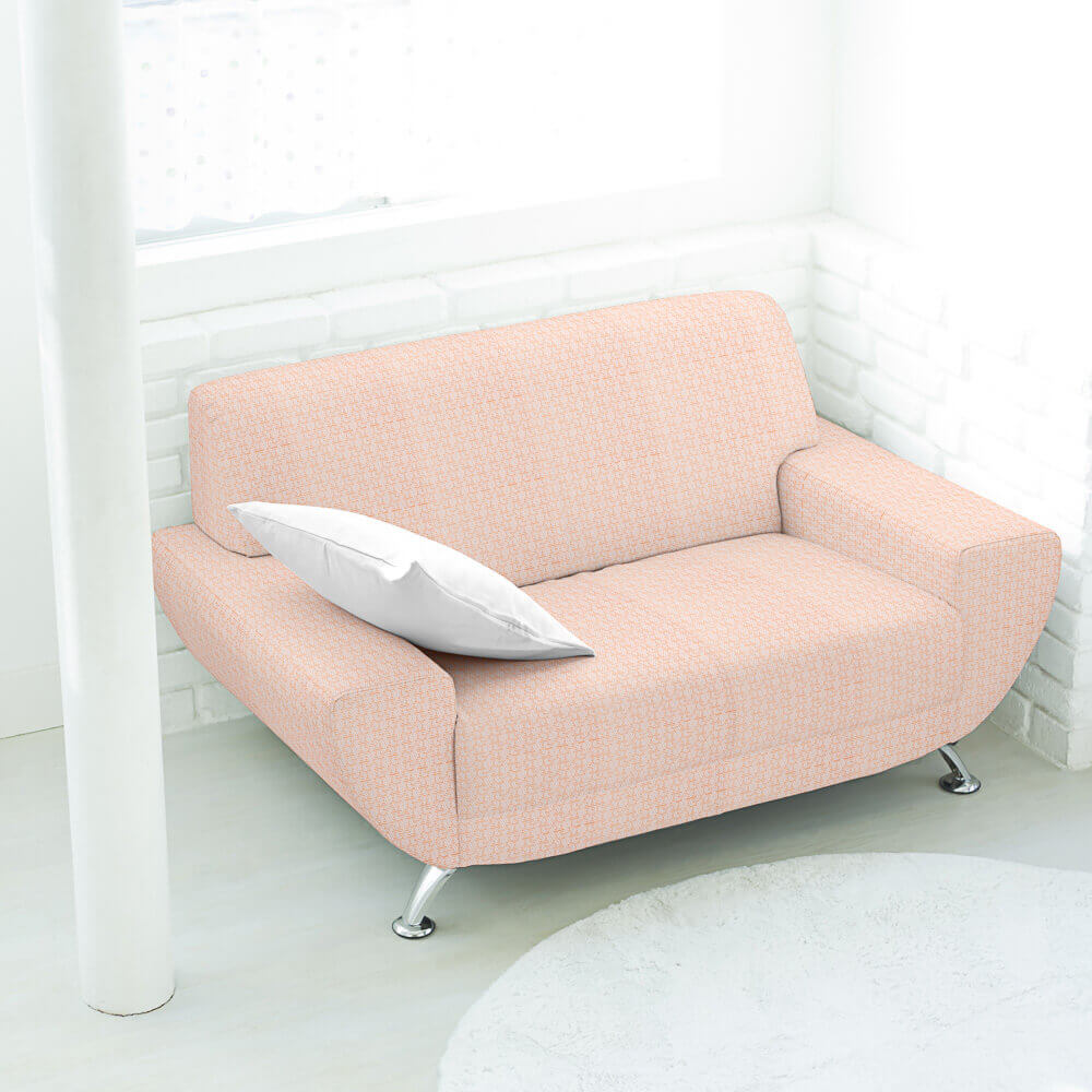 Tapisserie Jacquard Geo Orange - Ribes y Casals