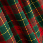 Sergé tartan à gros carreaux rouges - Ribes y Casals