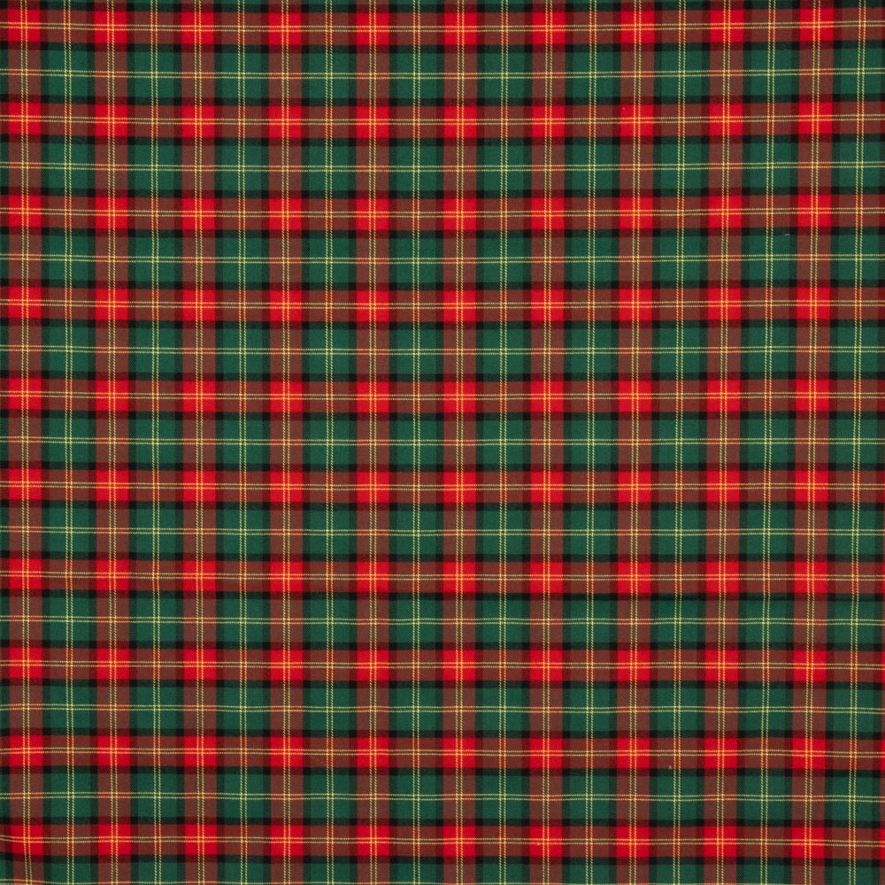 Retal Sarga Tartán Cuadro Rojo Pequeño 120x140 cm - Ribes y Casals