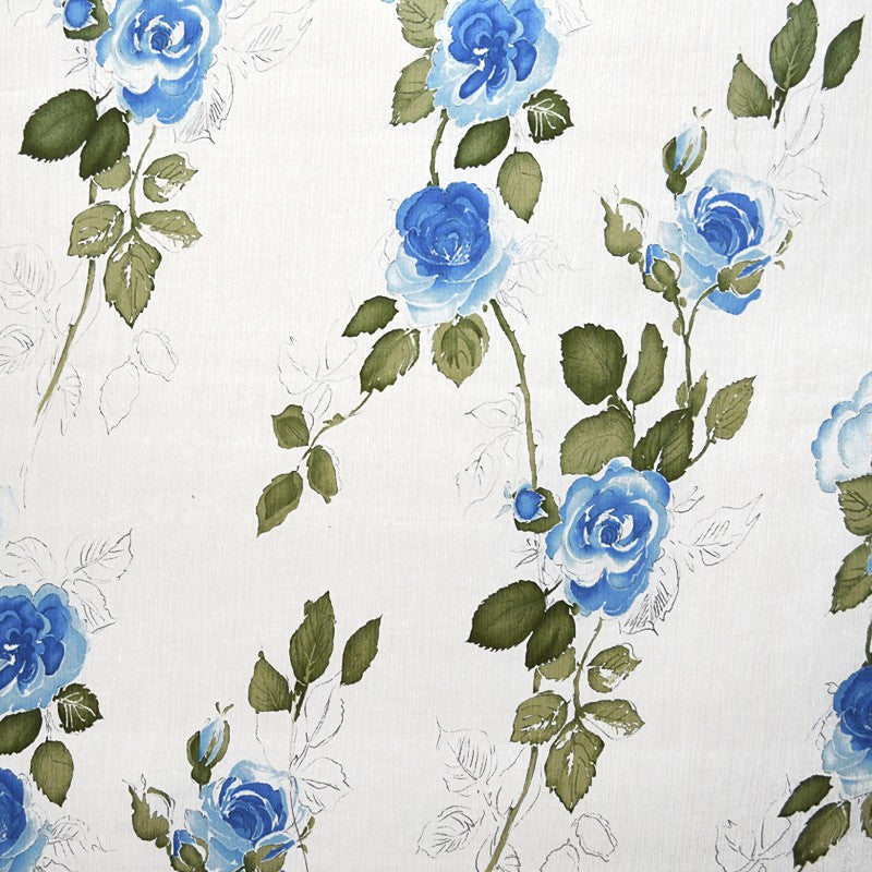 Bambula de Soie Fleurs Bleu - Ribes y Casals