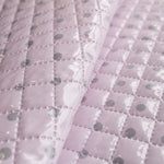 Tissu Matelassé Plastifié à Pois Rose - Ribes y Casals