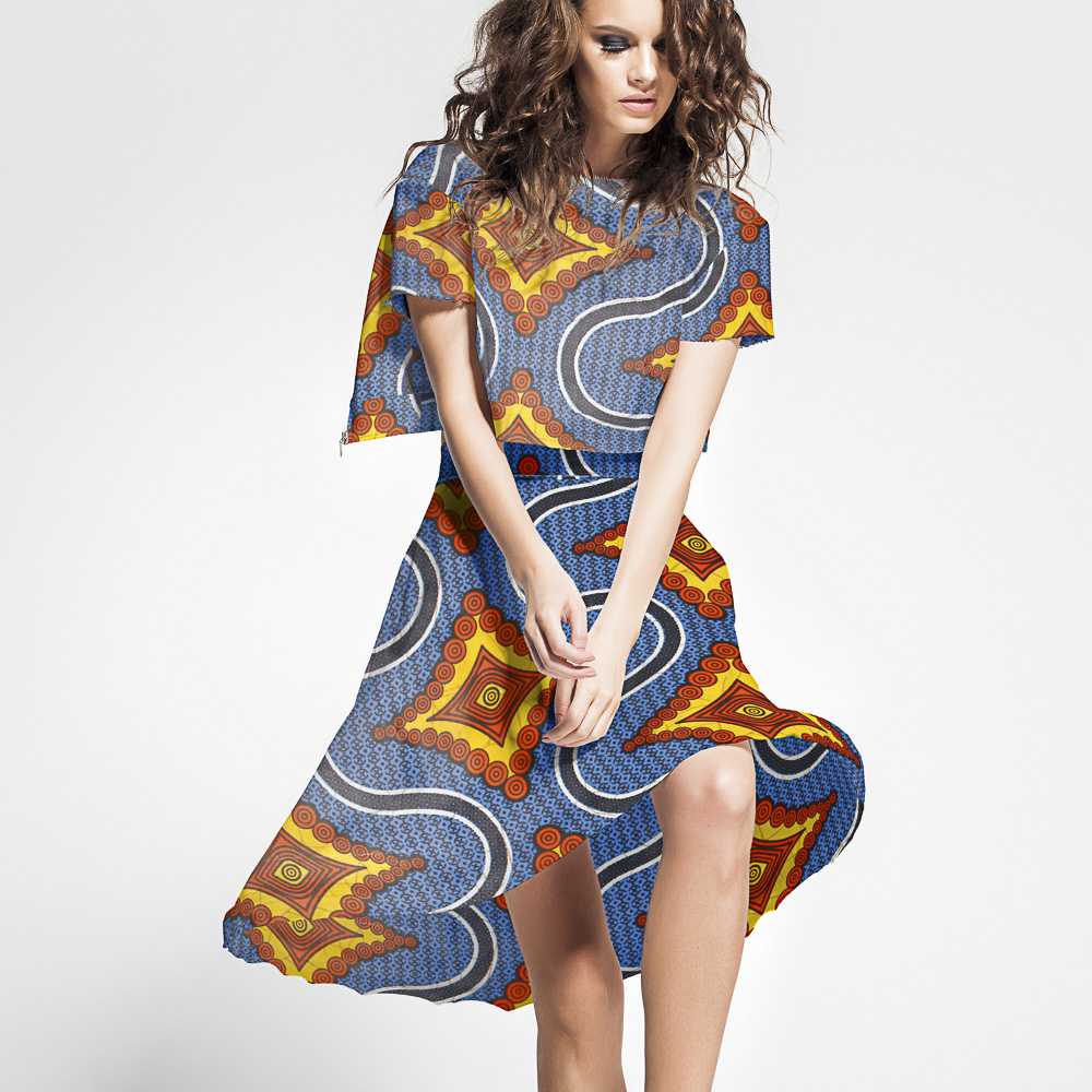 Tissu Africain WAX Botswana - Ribes y Casals