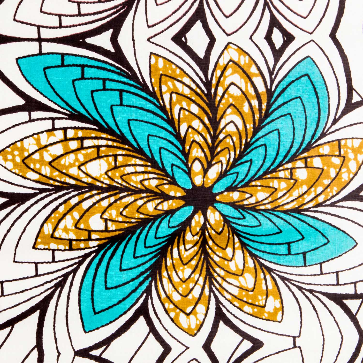 Tissu africain WAX  Gana - Ribes y Casals