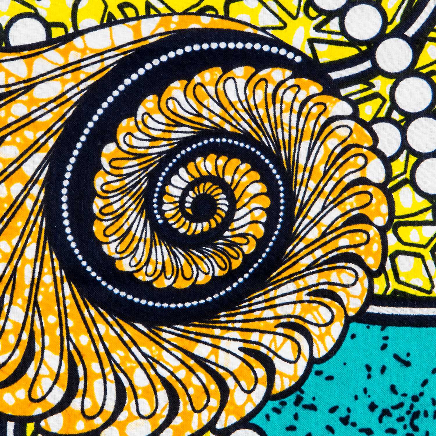 Tissu africain WAX  Guinea - Ribes y Casals