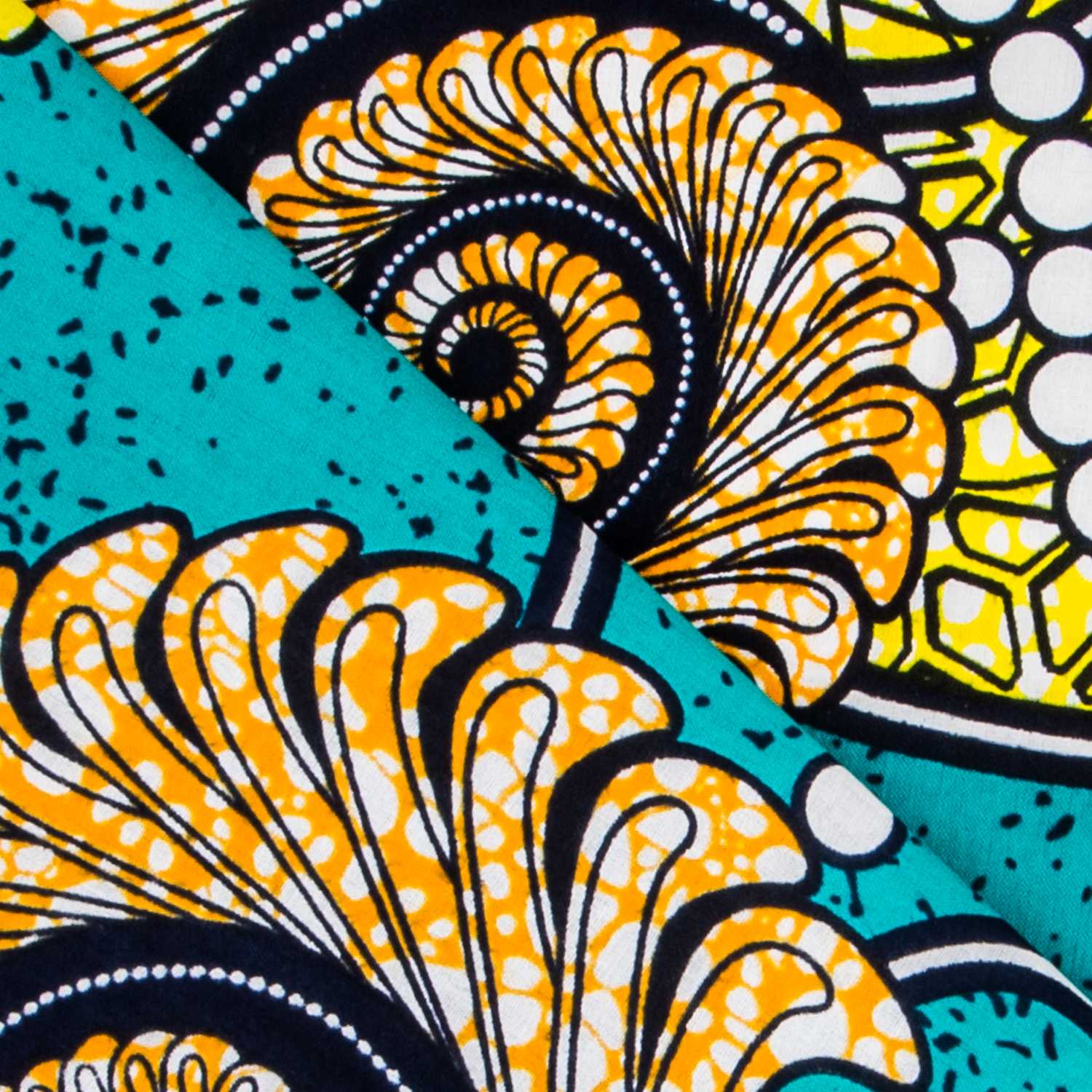 Tissu africain WAX  Guinea - Ribes y Casals