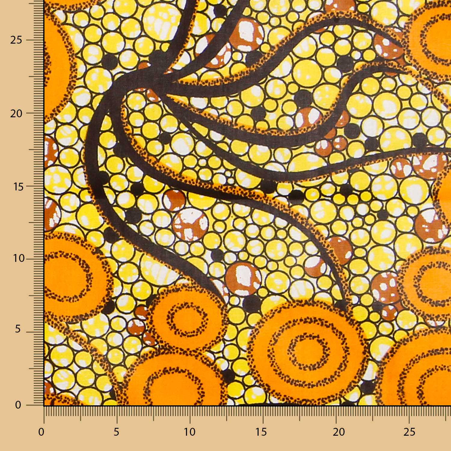 Tissu Africain WAX Madagascar - Ribes y Casals