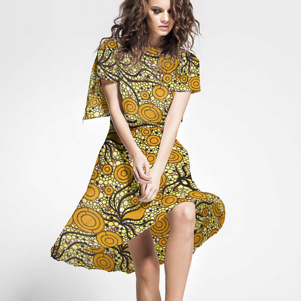 Tissu Africain WAX Madagascar - Ribes y Casals