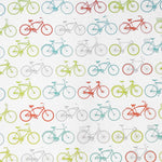 Tissu Coton Vélos Écru - Ribes y Casals