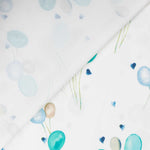 Tissu Rideaux Coton Ballons Bleu - Ribes y Casals