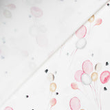 Tissu Rideaux Coton Ballons Rose - Ribes y Casals