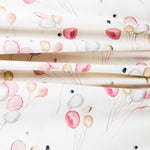 Tissu Rideaux Coton Ballons Rose - Ribes y Casals