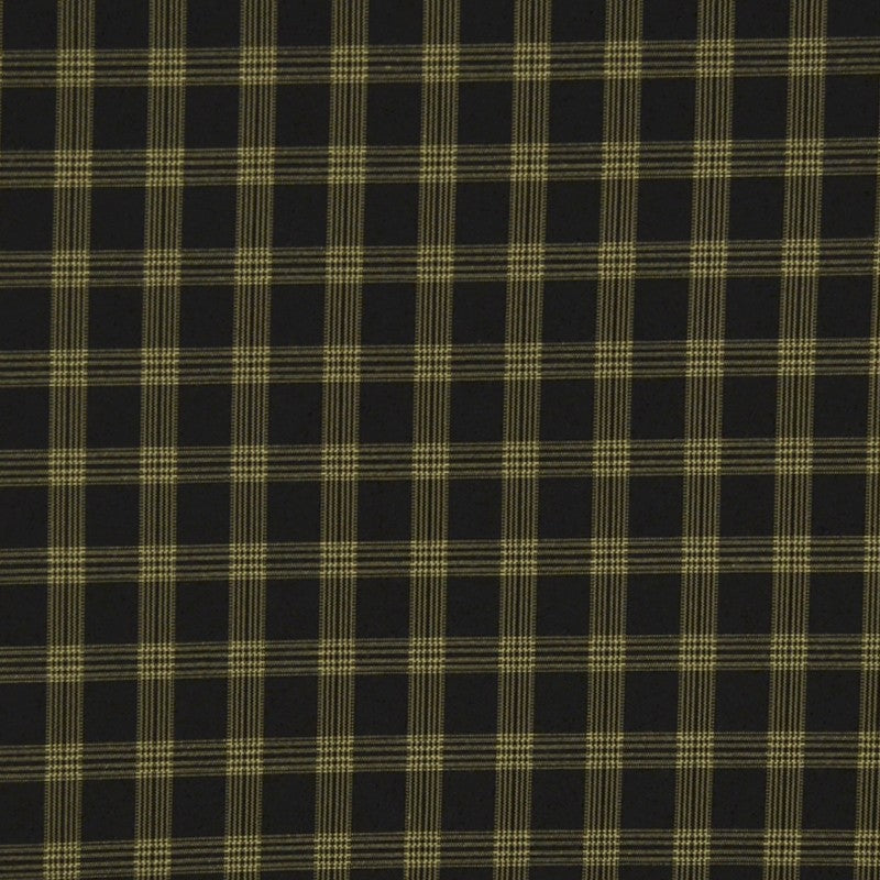 Tissu coton à carreaux 1,5 cm noir - Ribes y Casals