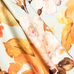 Coton Imprimé Aquarelle Gris Vert - Ribes y Casals