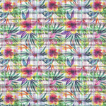 Tissu Coton Fond Tropical Multicolor - Ribes y Casals