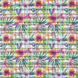 Tissu Coton Fond Tropical Multicolor - Ribes y Casals
