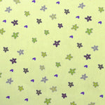 Popeline de Coton Infantile Fleurs Jaune Pâle - Ribes y Casals
