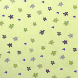 Popeline de Coton Infantile Fleurs Jaune Pâle - Ribes y Casals