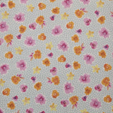 Coton Organique Fleur Pois Blanc - Ribes y Casals