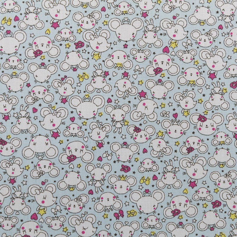 Coton Organique Souris Vert d'Eau - Ribes y Casals