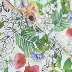 Tissu Coton Printemps Blanc - Ribes y Casals