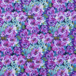 Satin de Coton Fleurs Fuchsia - Ribes y Casals