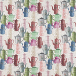 Tissu Coton Théières Multicolor - Ribes y Casals