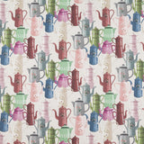 Tissu Coton Théières Multicolor - Ribes y Casals