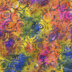 Tissu Coton Tie Dye Jaune - Ribes y Casals