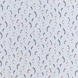 Tissu Coton Toucan Bleu Clair - Ribes y Casals