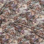 Tissu Coton Zoo Gris - Ribes y Casals