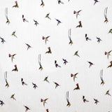 Tissu Bambula Oiseaux Blanc - Ribes y Casals