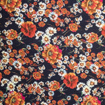 Bambula Viscose Floral Marine - Ribes y Casals