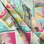 Tissu Maillot de Bain Aloha Turquoise - Ribes y Casals